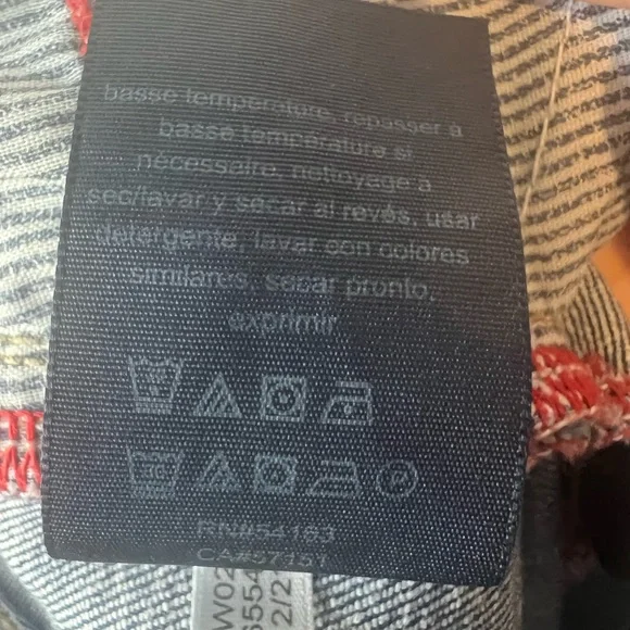 Tommy Hilfiger Blue Denim Jeans ankle raw hem straight - Picture 6 of 8